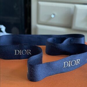 Dior Midnight Blue Satin Ribbon